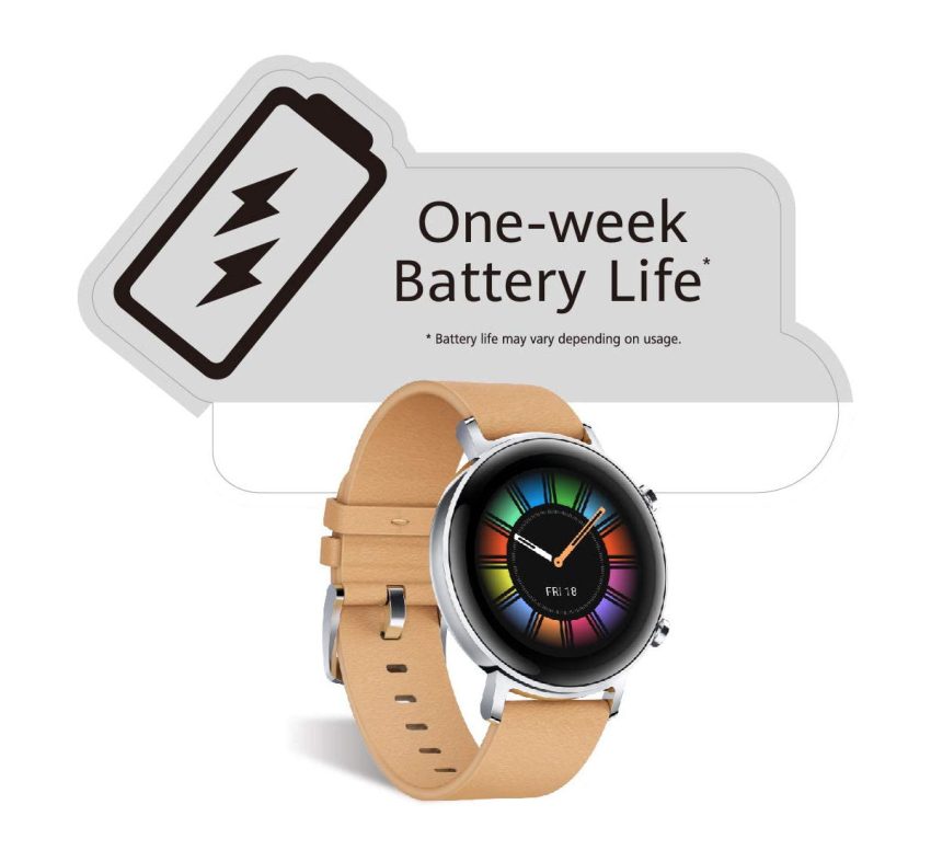 ⁦HUAWEI Watch GT 2 (42 ملم)⁩ - الصورة ⁦5⁩